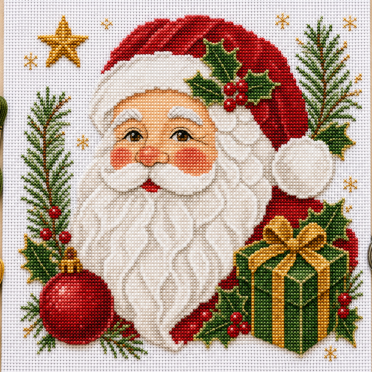 🎄 Christmas Cross Stitch Kit