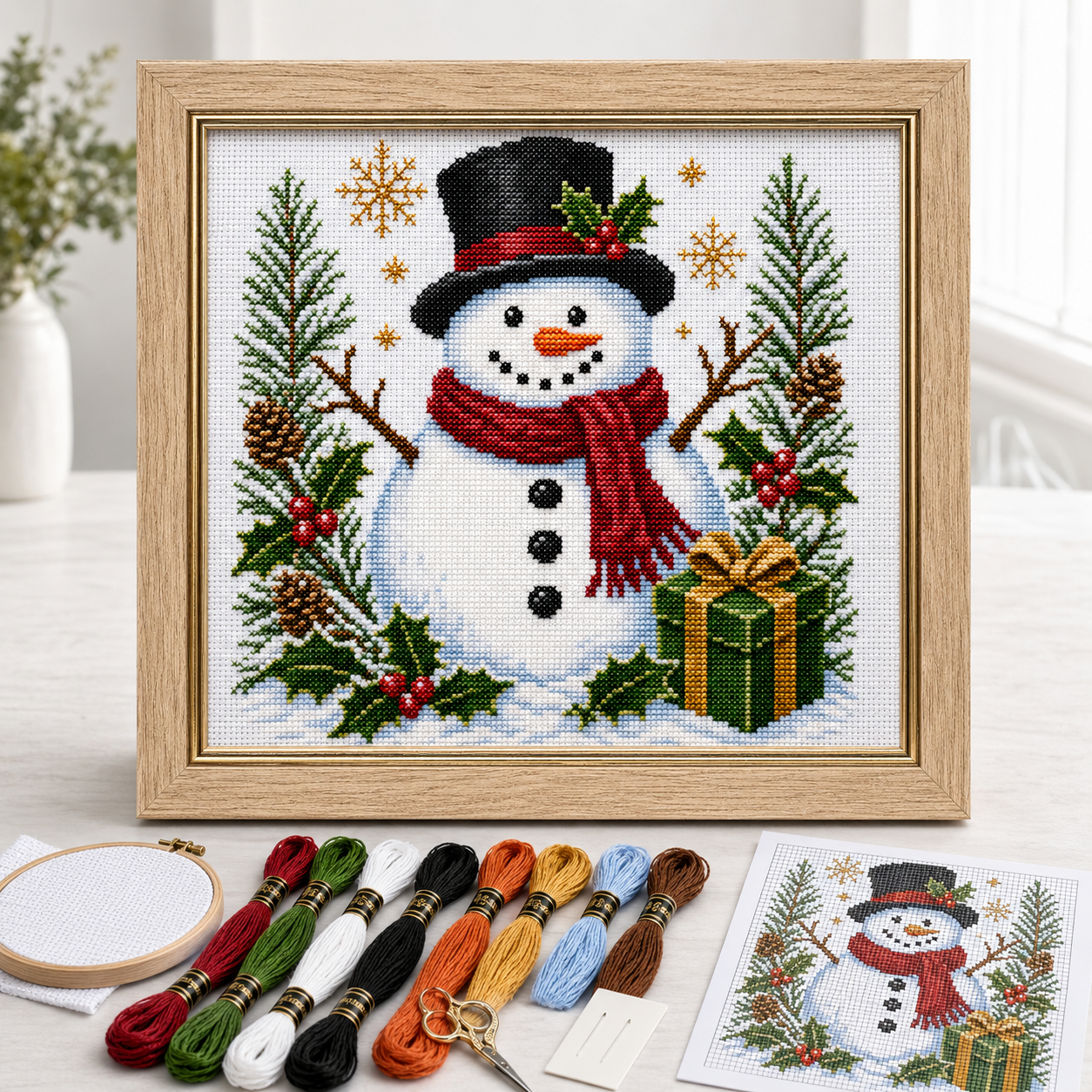 🎄 Christmas Cross Stitch Kit