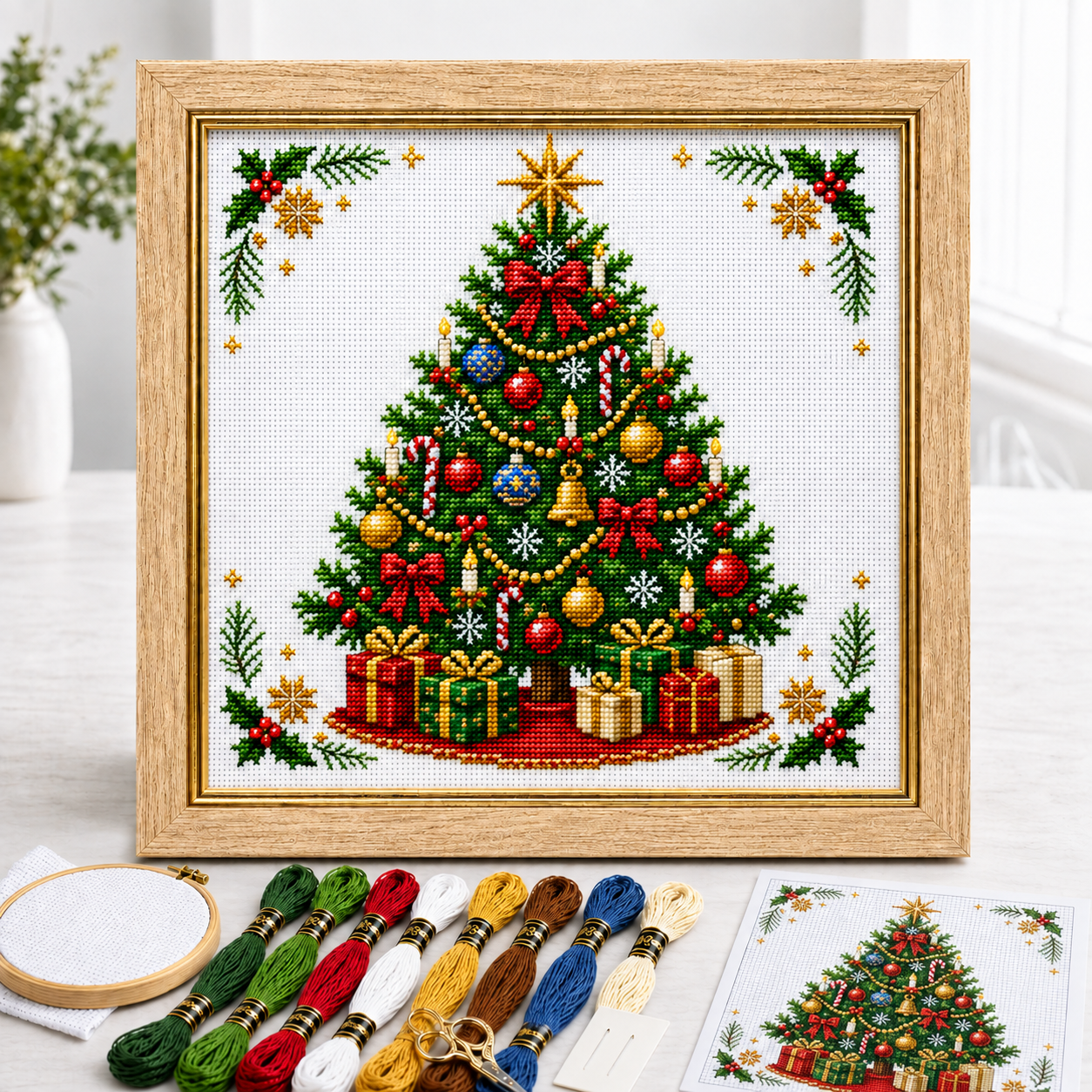 🎄 Christmas Cross Stitch Kit