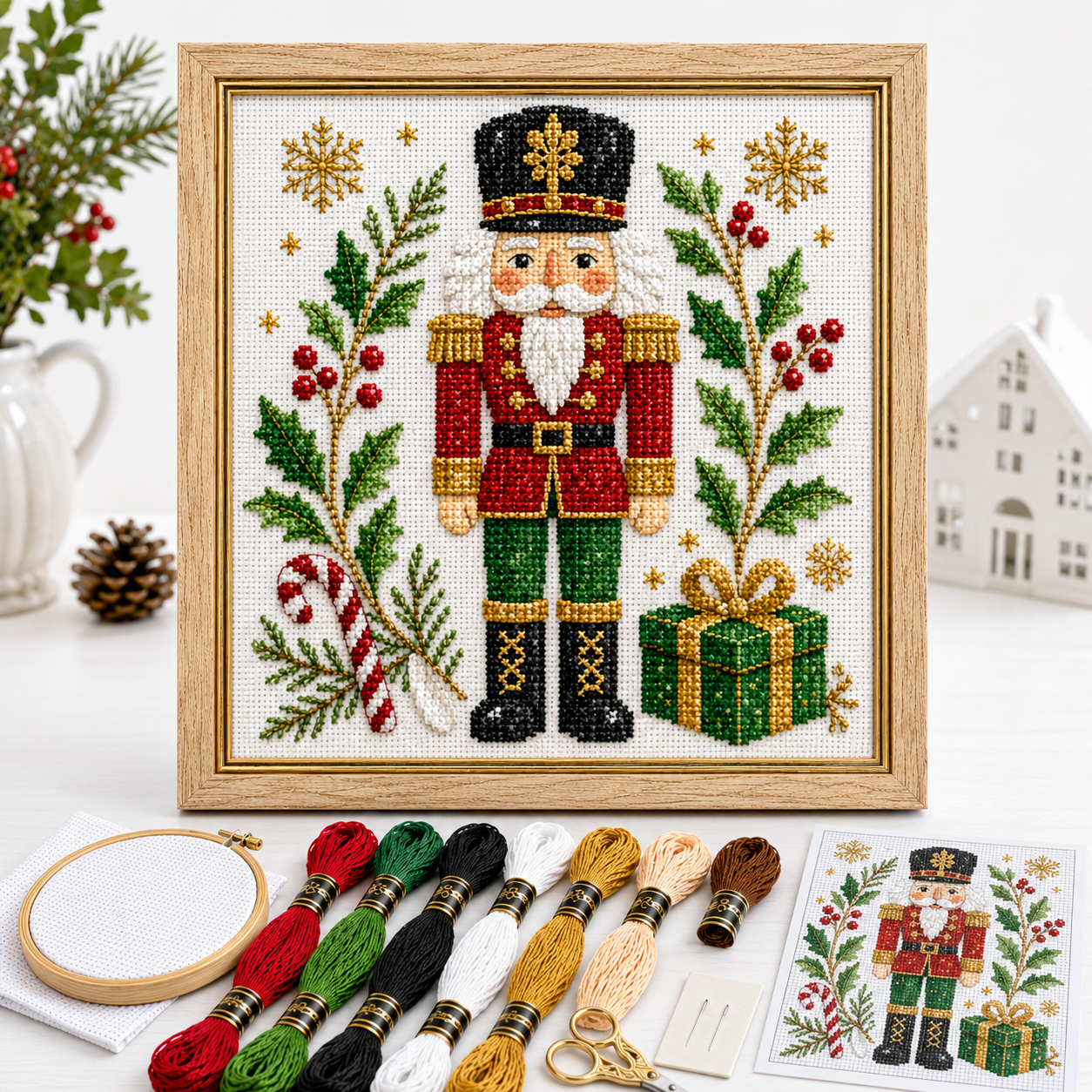 🎄 Christmas Cross Stitch Kit