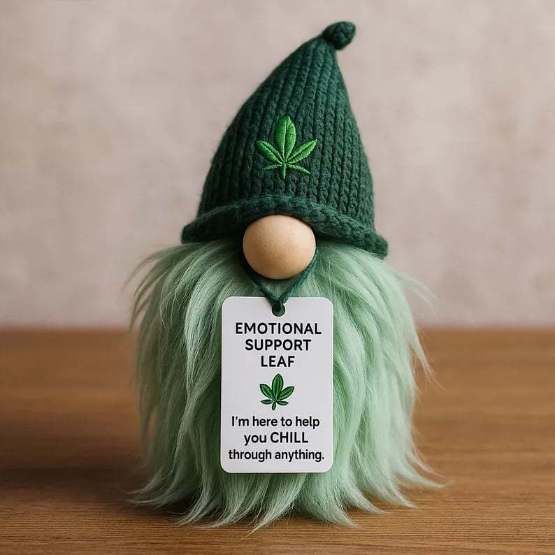 🔥Last Day 49% OFF - 🌿💚 Emotional Support Weed Gnome – Your Little C
