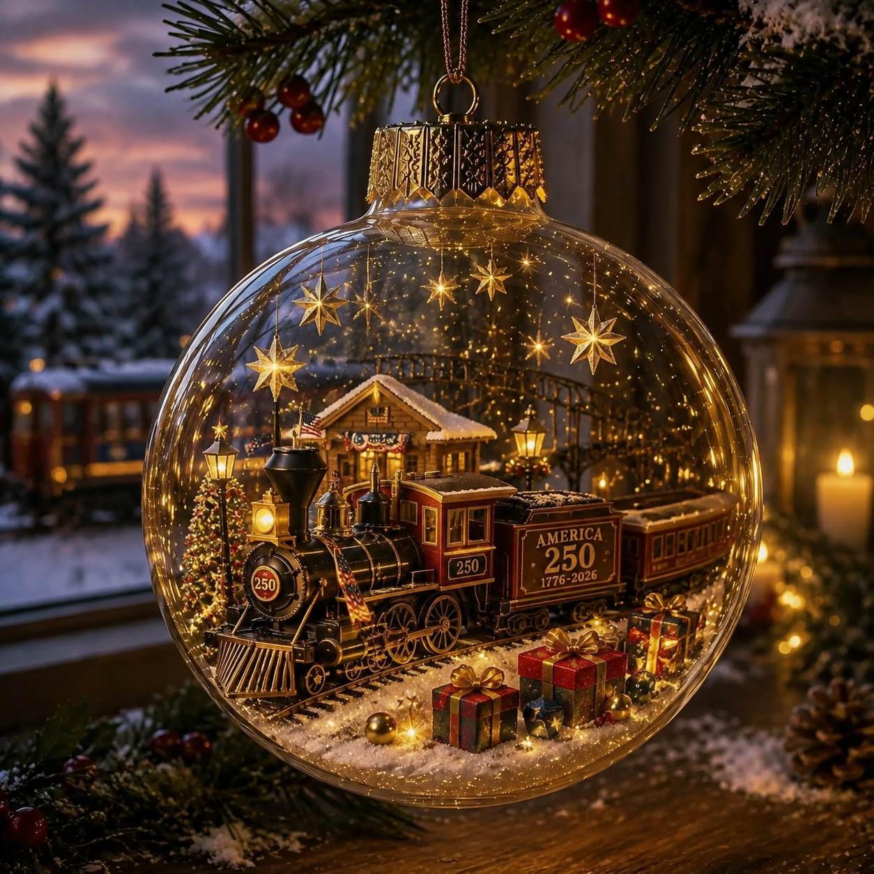 🔥LAST DAY 75% OFF!!🔥 America 250 Heritage Crystal Ornament™