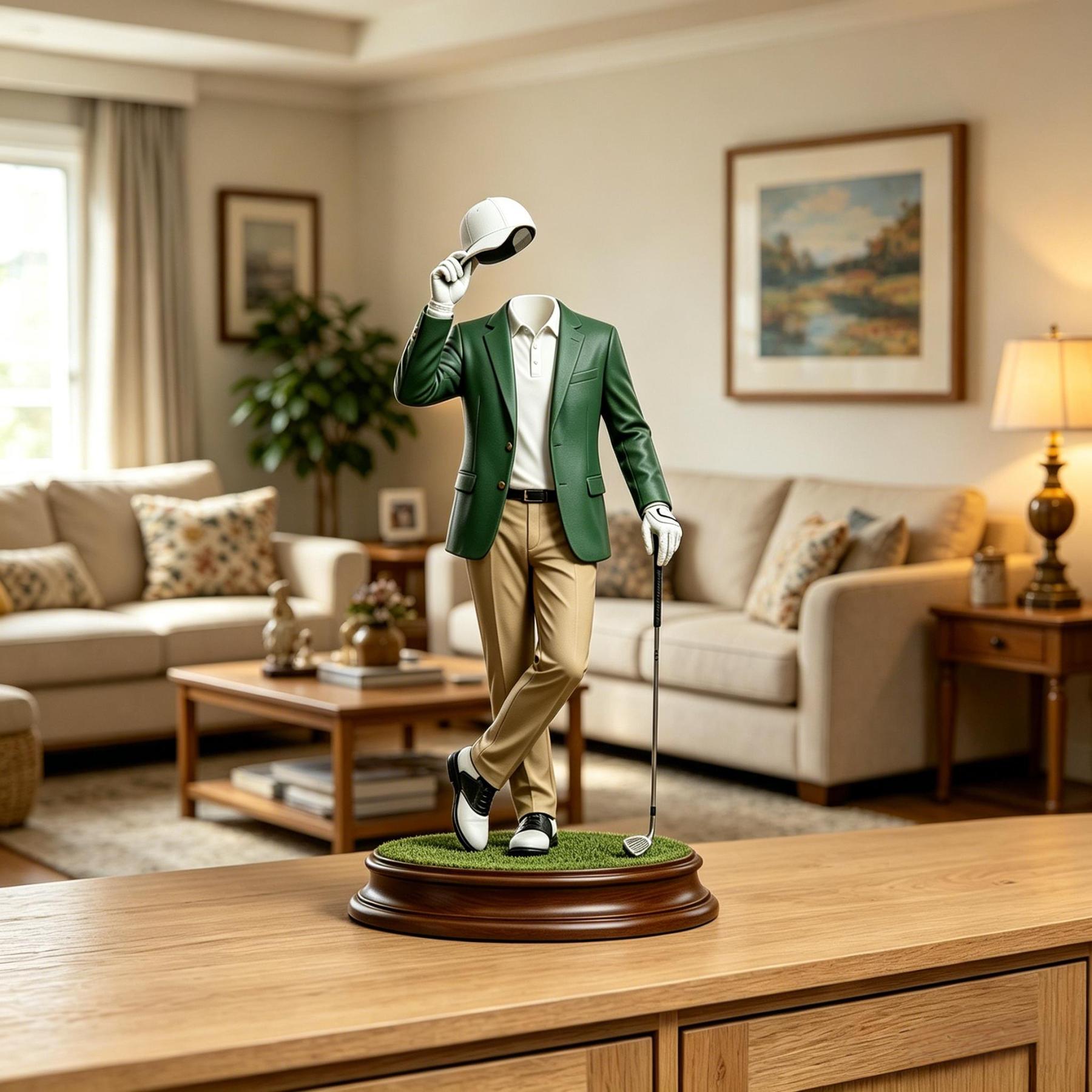 ⛳🏌️Golf Gentleman Figurine – A Stylish Tribute to the Love of Golf