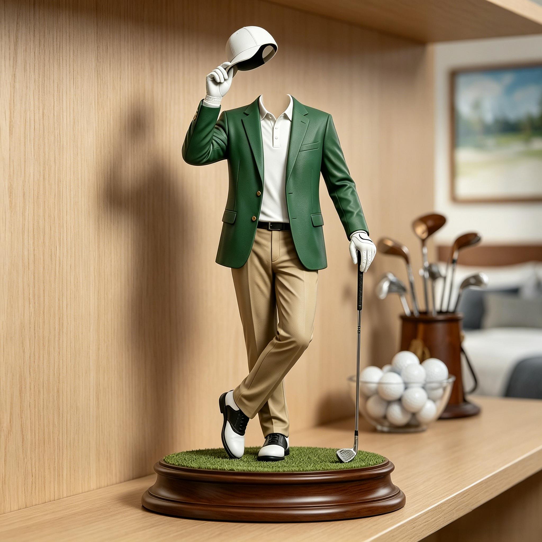 ⛳🏌️Golf Gentleman Figurine – A Stylish Tribute to the Love of Golf