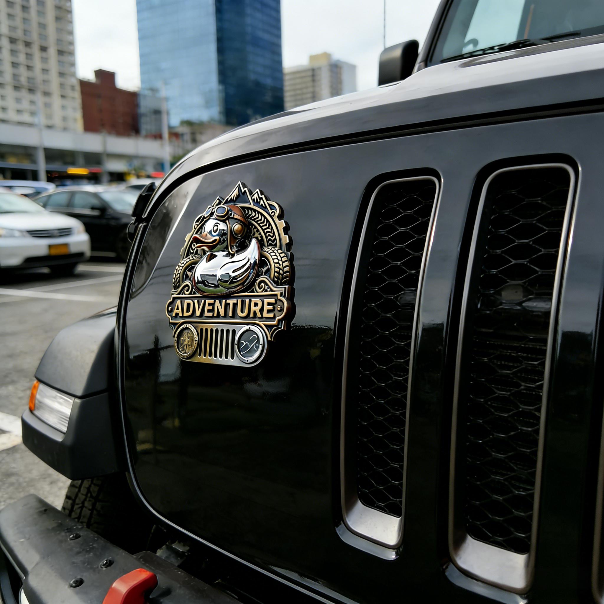 🦆Adventure Duck Car Badge