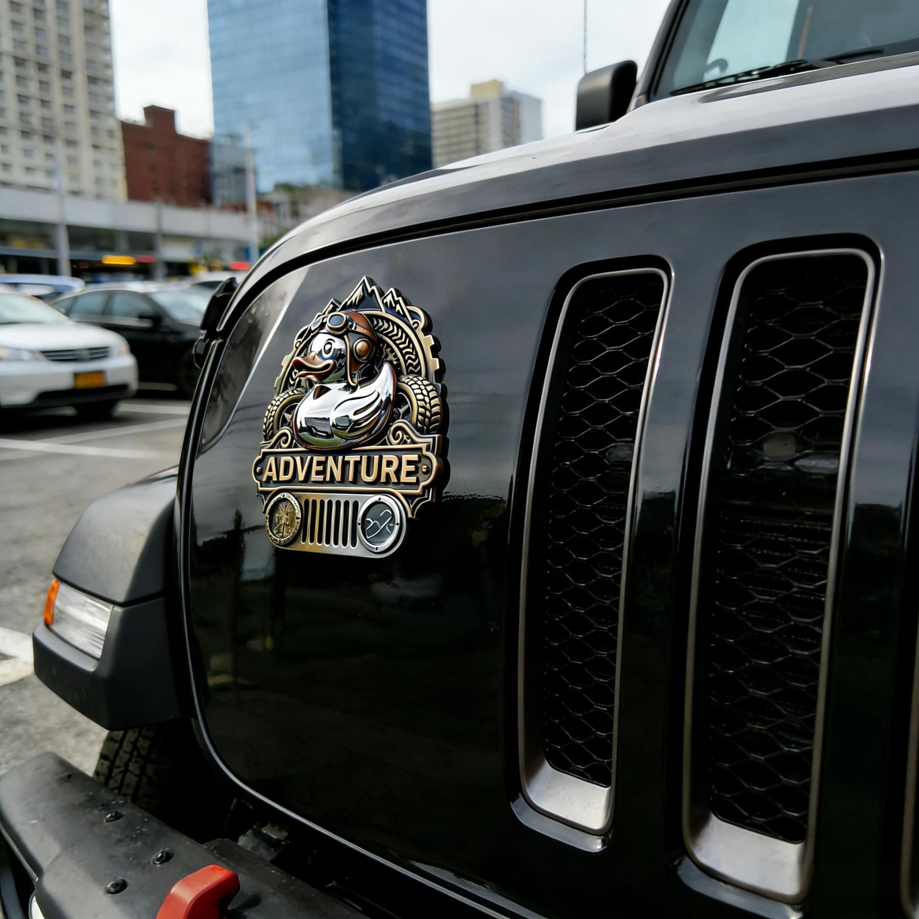 🦆Adventure Duck Car Badge