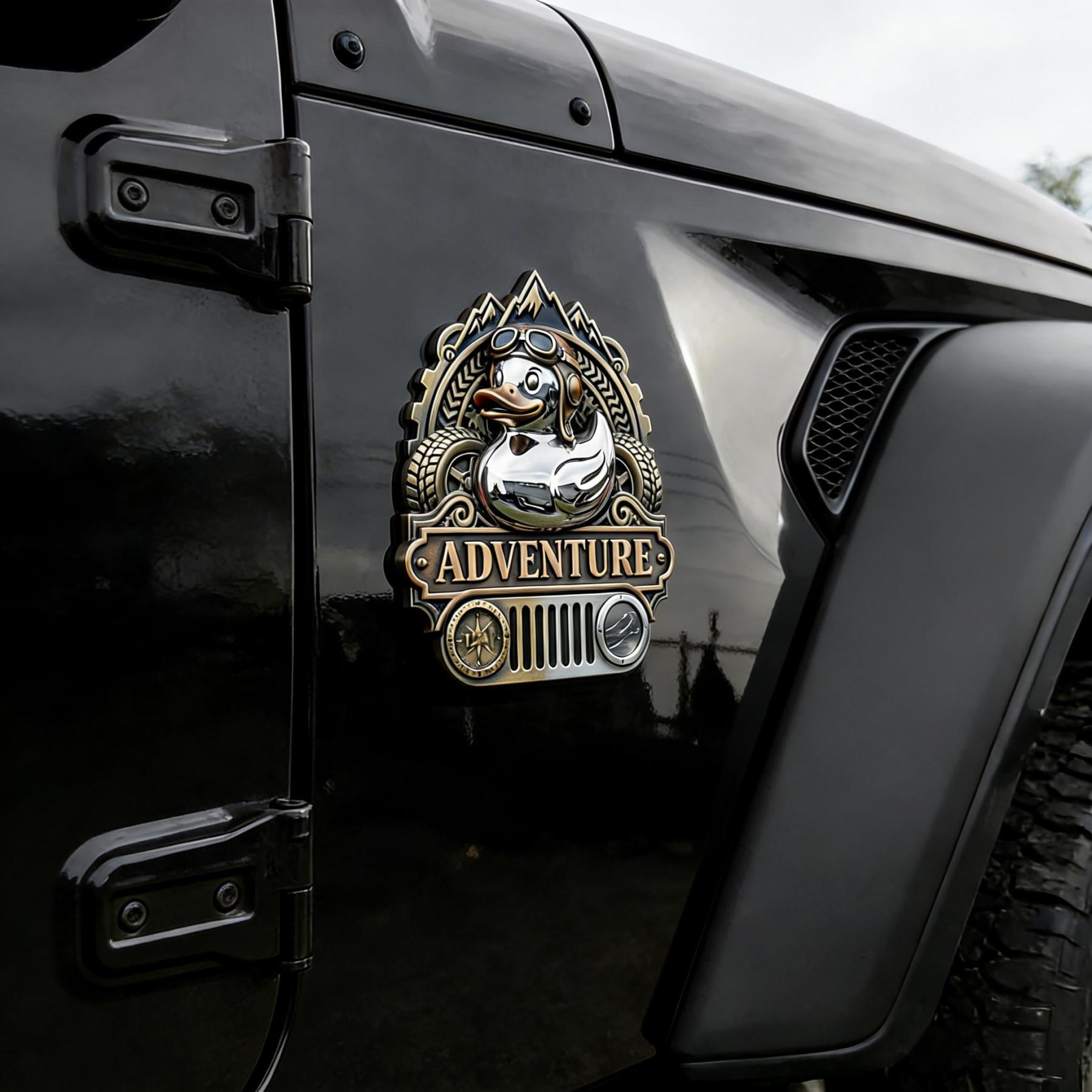 🦆Adventure Duck Car Badge