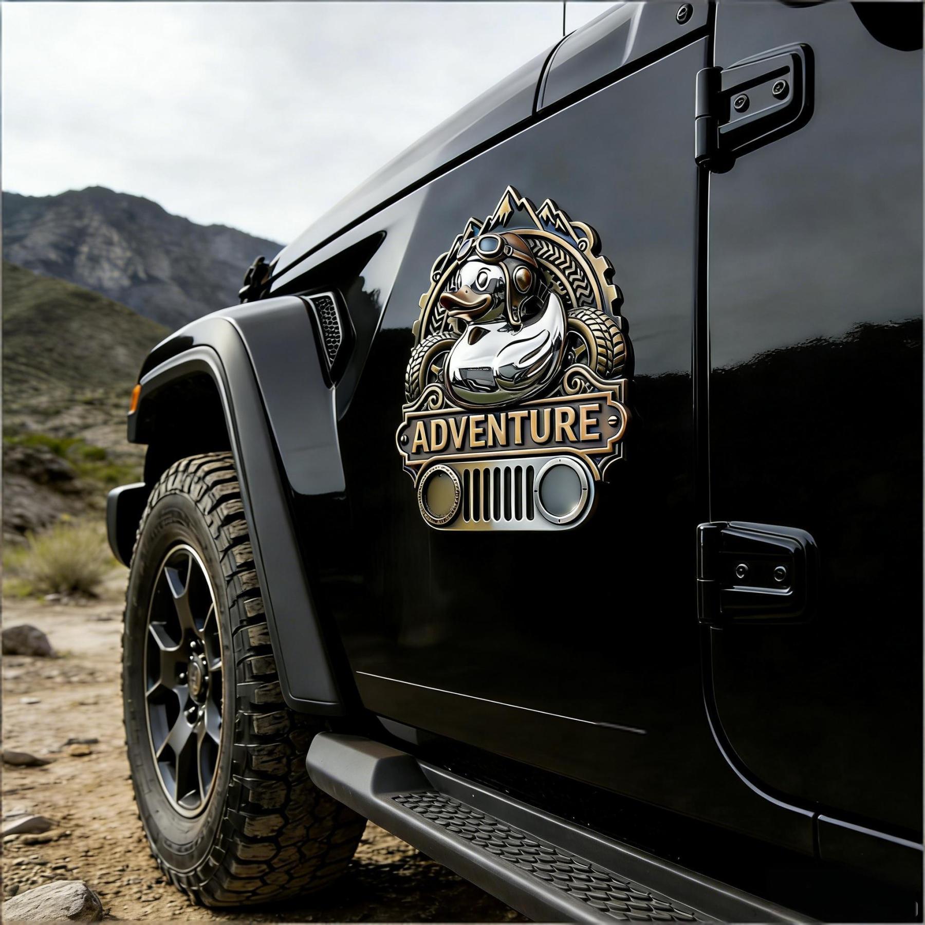 🦆Adventure Duck Car Badge