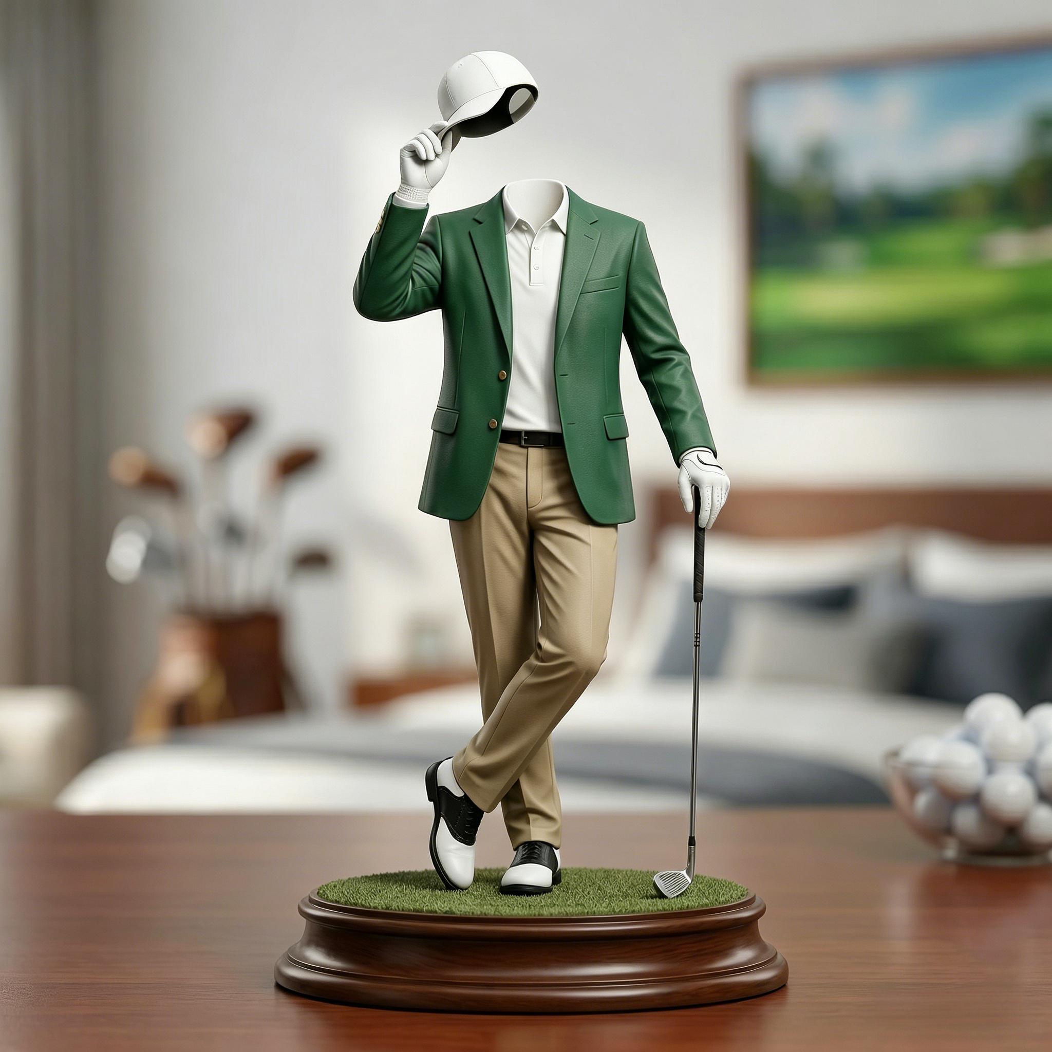 ⛳🏌️Golf Gentleman Figurine – A Stylish Tribute to the Love of Golf