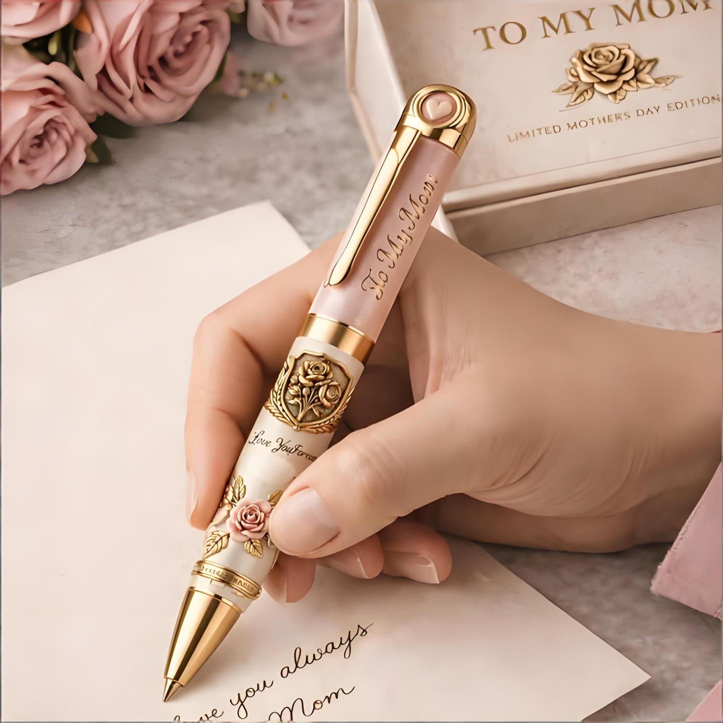 💖🎁To My Mom Floral Pen Gift