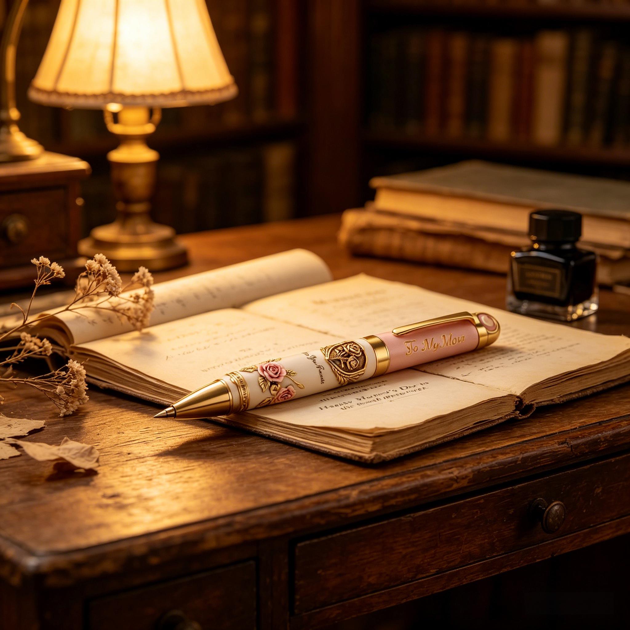 💖🎁To My Mom Floral Pen Gift