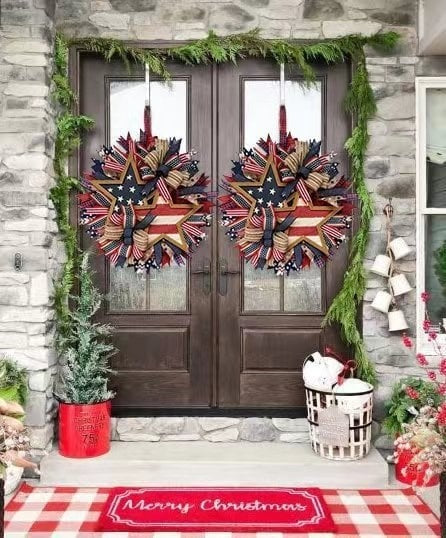 🔥Flash Sale-60% Off🔥Honor the Journey: The Hand-Crafted 250th Anniversary Tribute Wreath