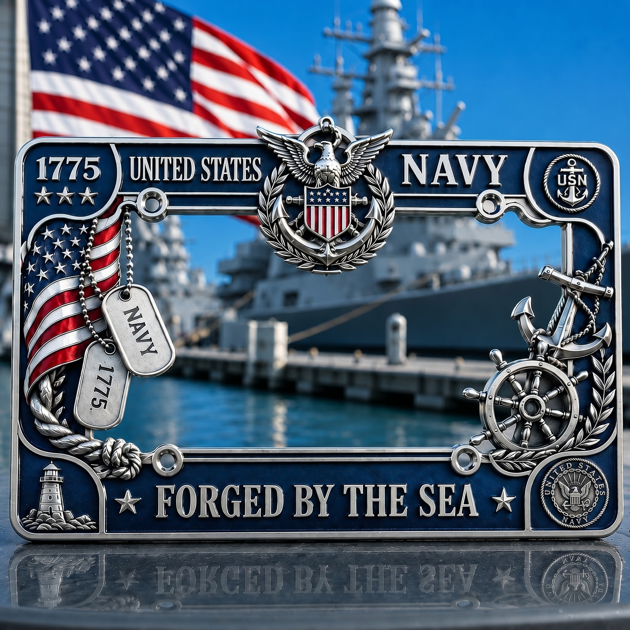 🔥Last Day Promo: 70% OFF 🎖️ - Military Branch Tribute License Plate Frame Collection