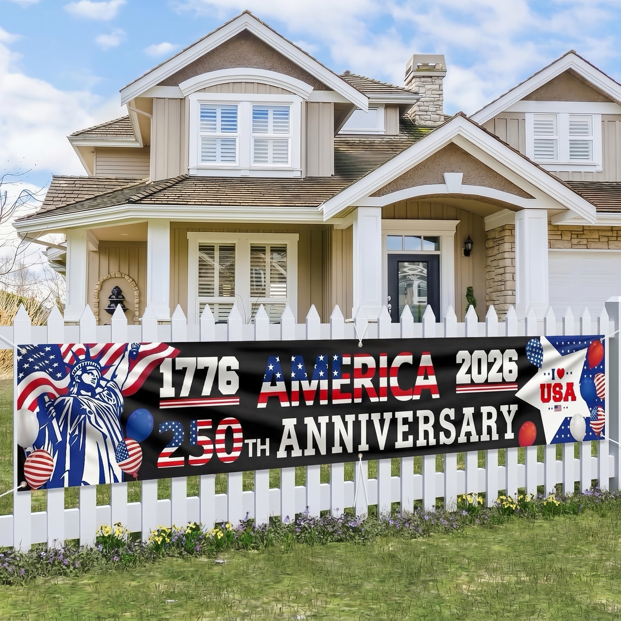 AMERICA 250TH ANNIVERSARY BANNER
