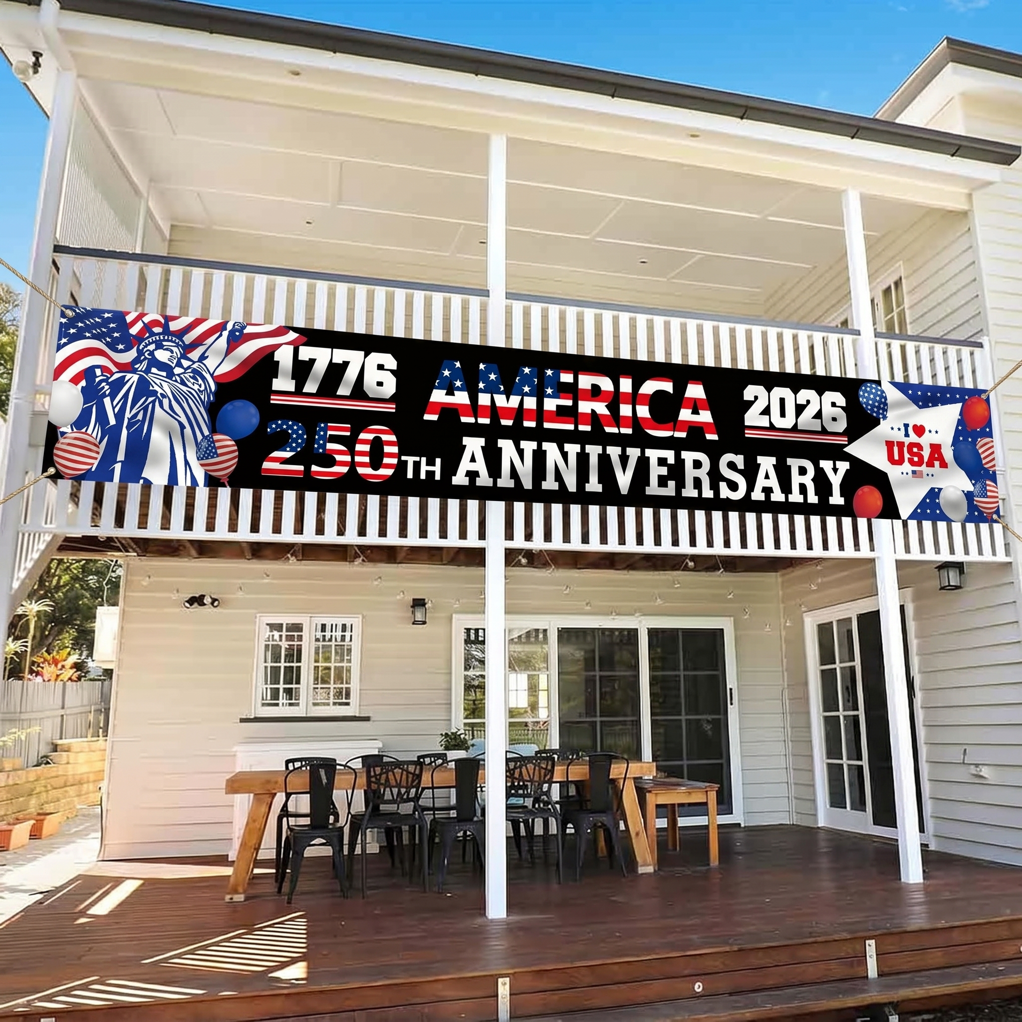 AMERICA 250TH ANNIVERSARY BANNER