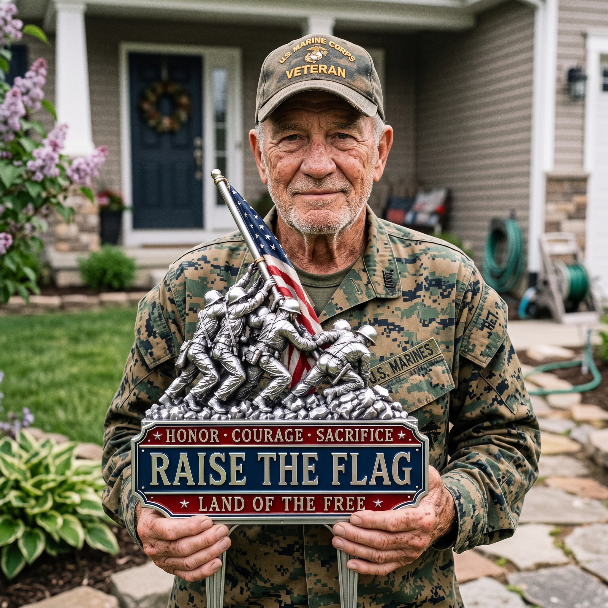 🇺🇸🔥70% Off Sale on the Last Day - Raise The Flag Patriotic Garden Stake