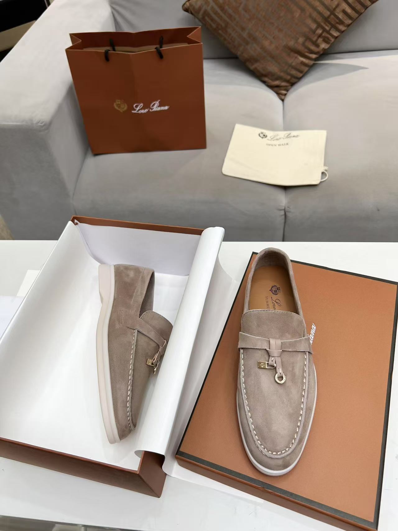 L style Loafers Shoe