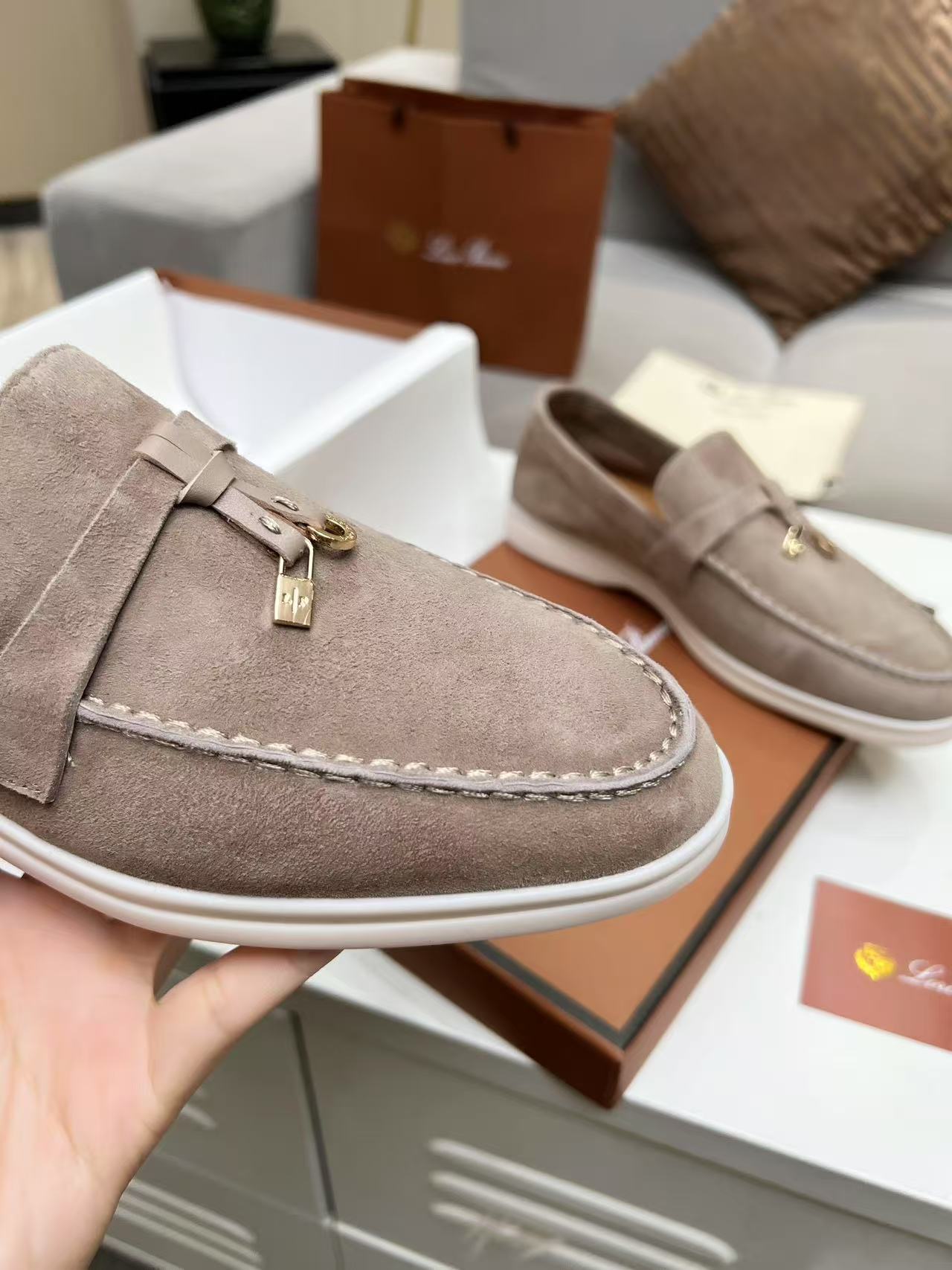 L style Loafers Shoe