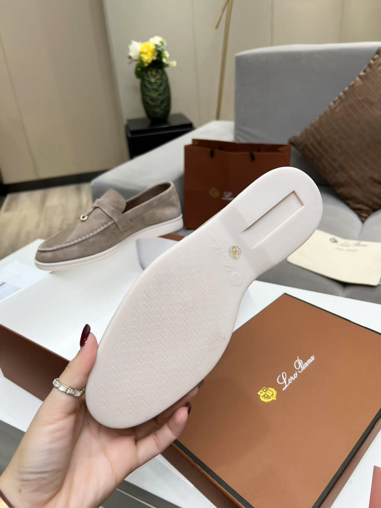 L style Loafers Shoe