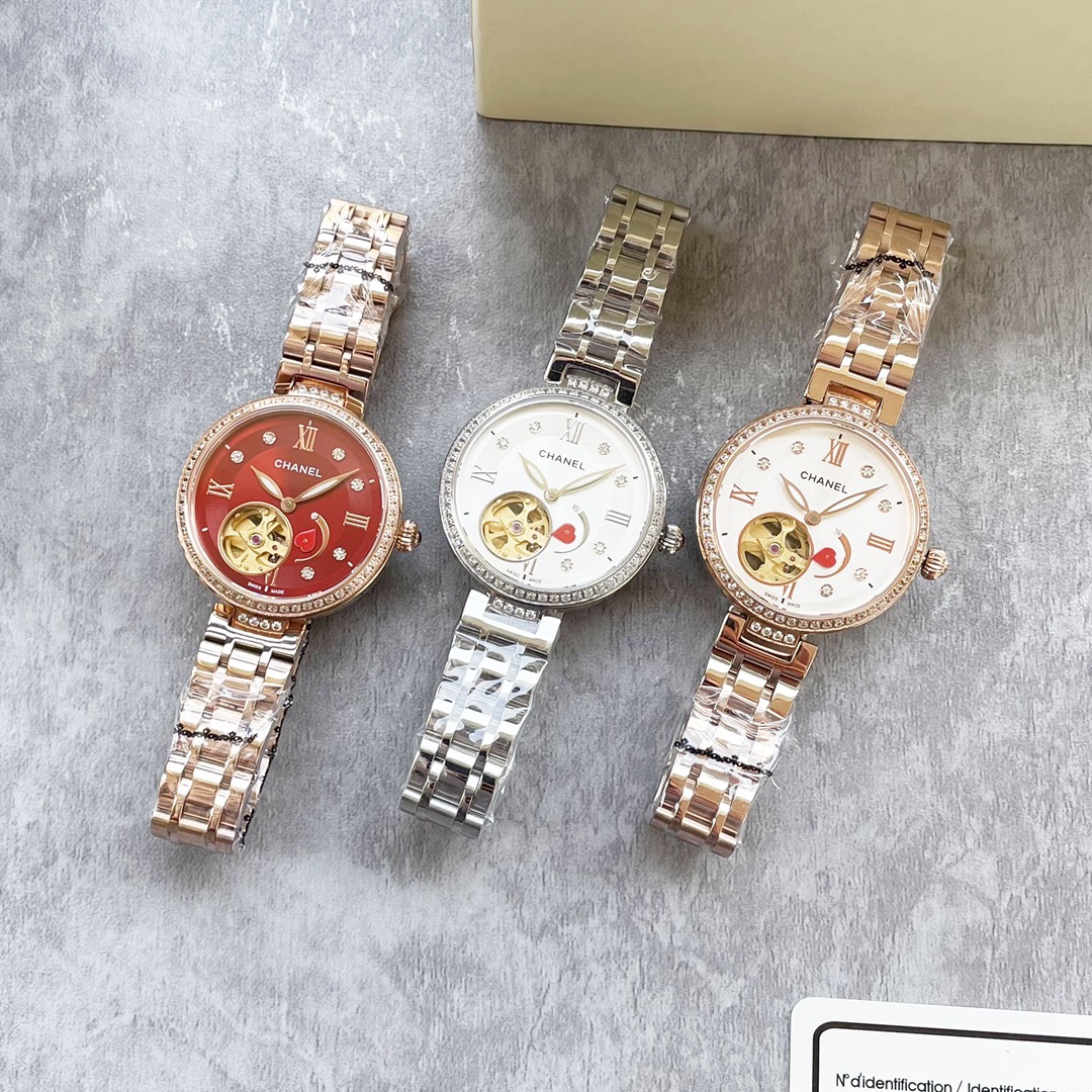 C style Women Watch Classic Sapphire Mirror-Luxeon
