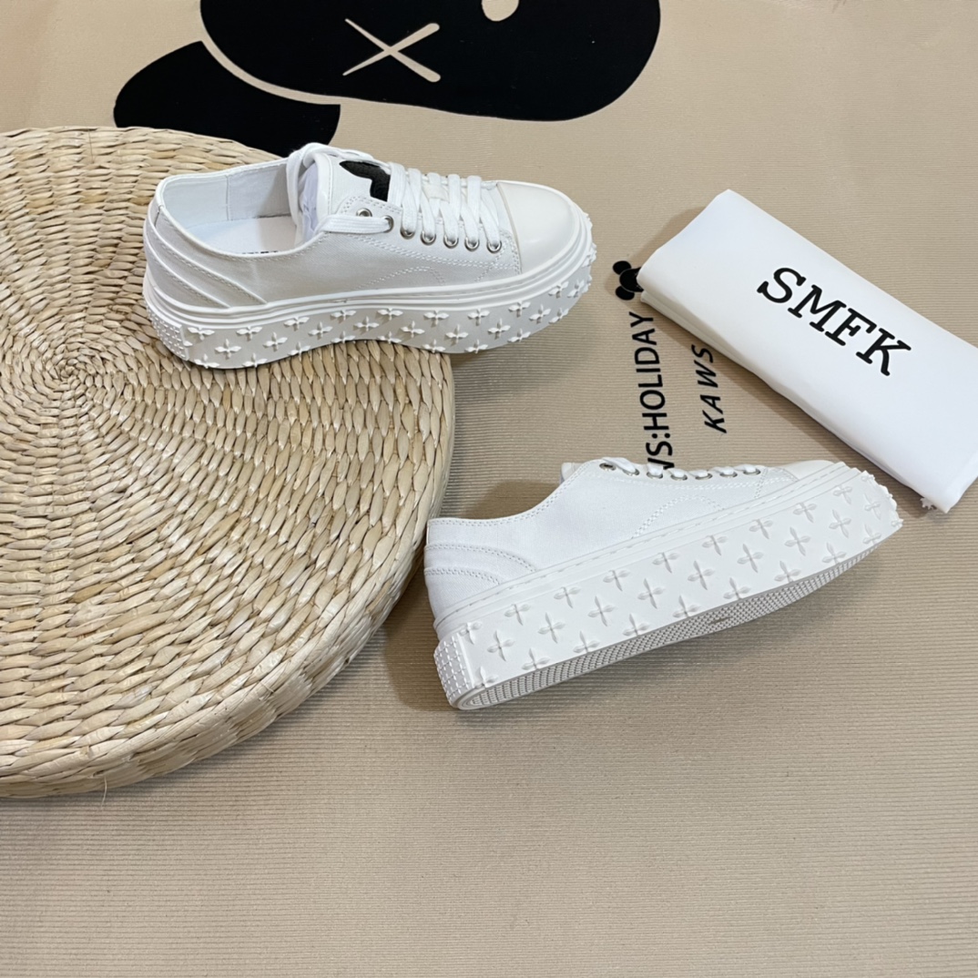 SMFK Tide Cross logo thick sole casual shoes-Luxeon