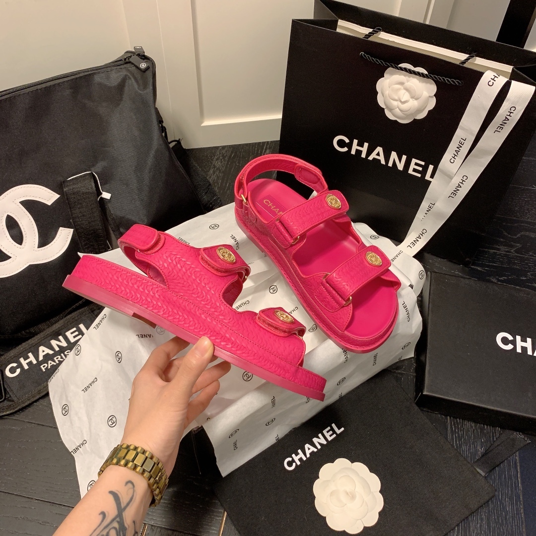 C style Early Spring Velcro Sandals-Luxeon