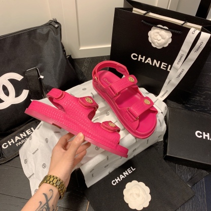 C style Early Spring Velcro Sandals-Luxeon