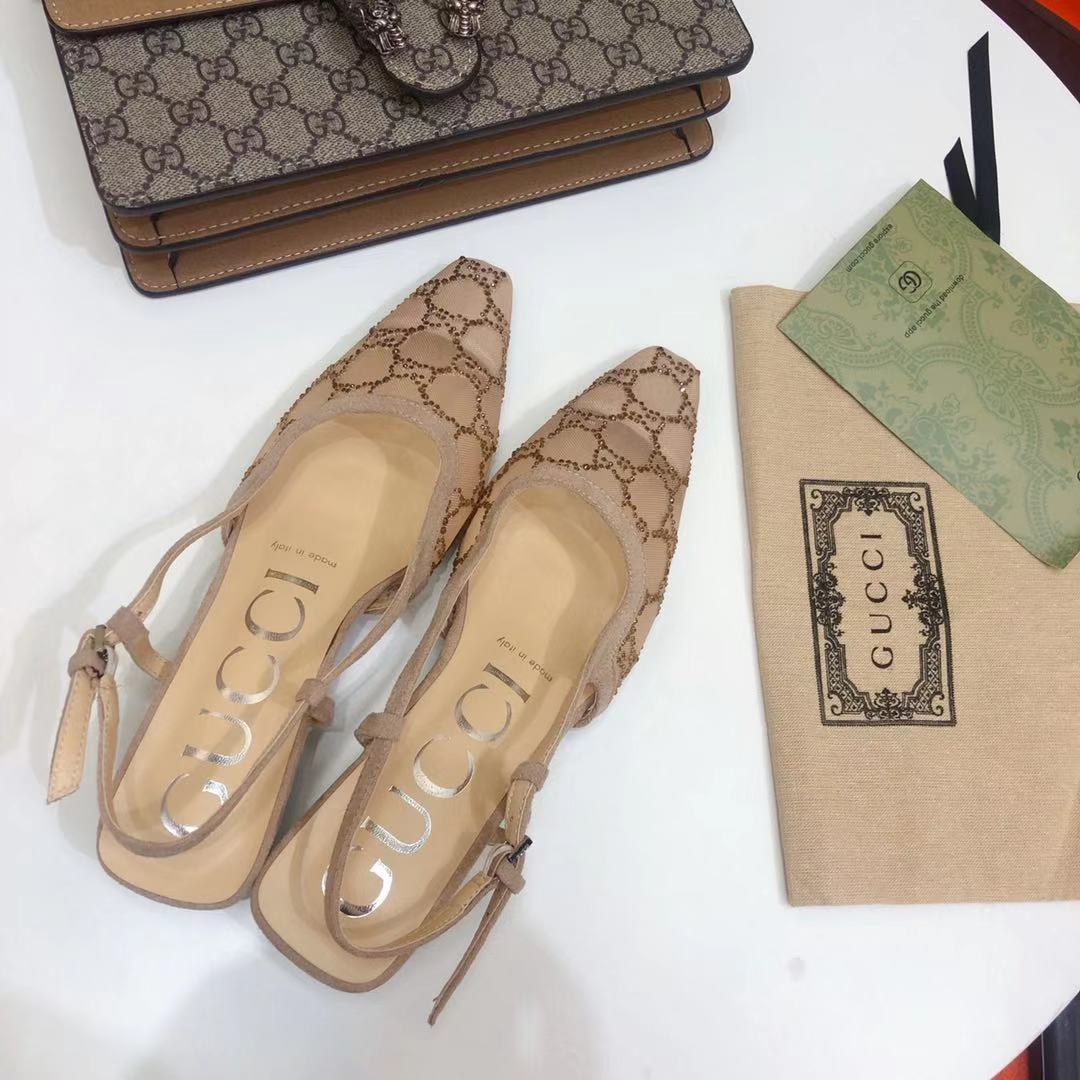 G style vintage women sandals pumps-Luxeon