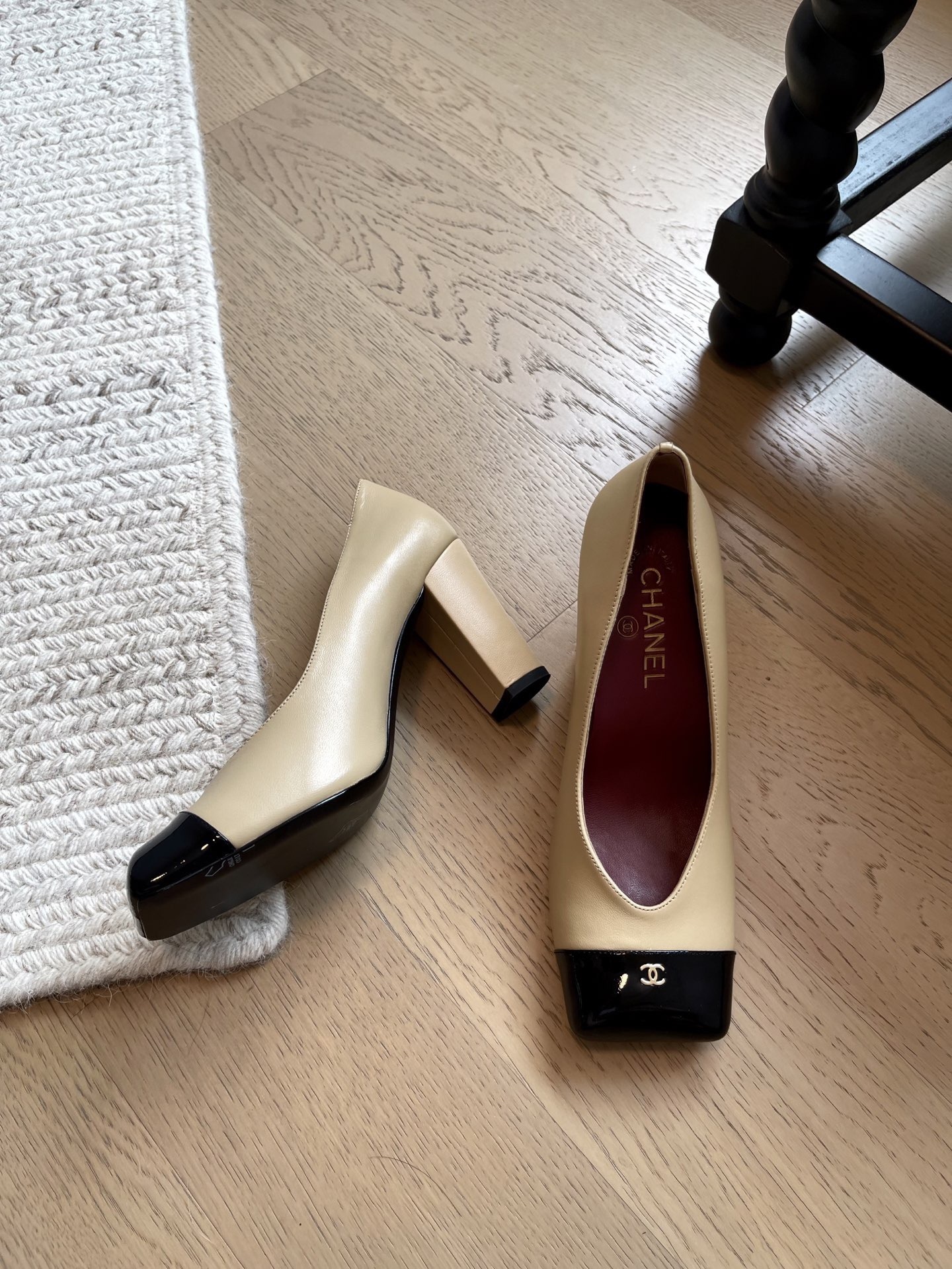 Square-toe high heels 35-42