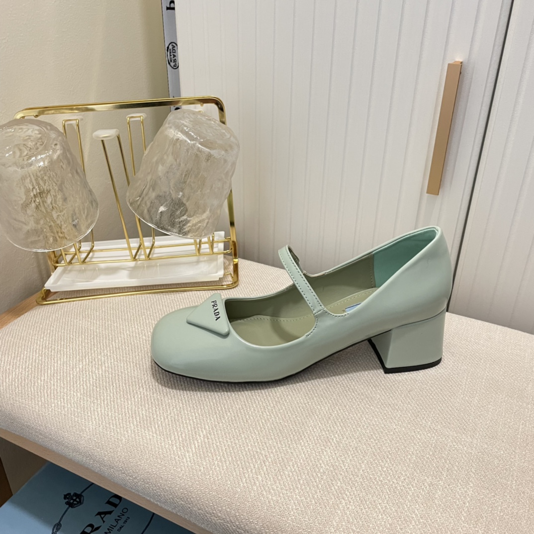 P style Women Square Low Heel Pump-Luxeon