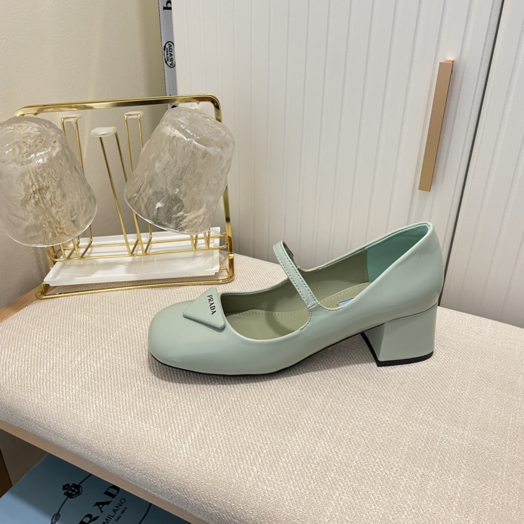 P style Women Square Low Heel Pump-Luxeon