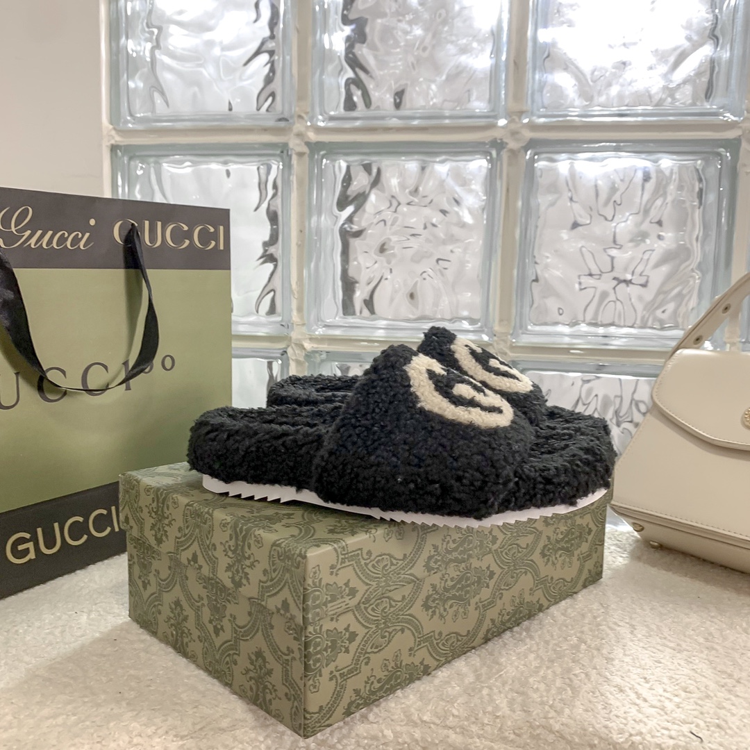 G style winter wool slippers-Luxeon