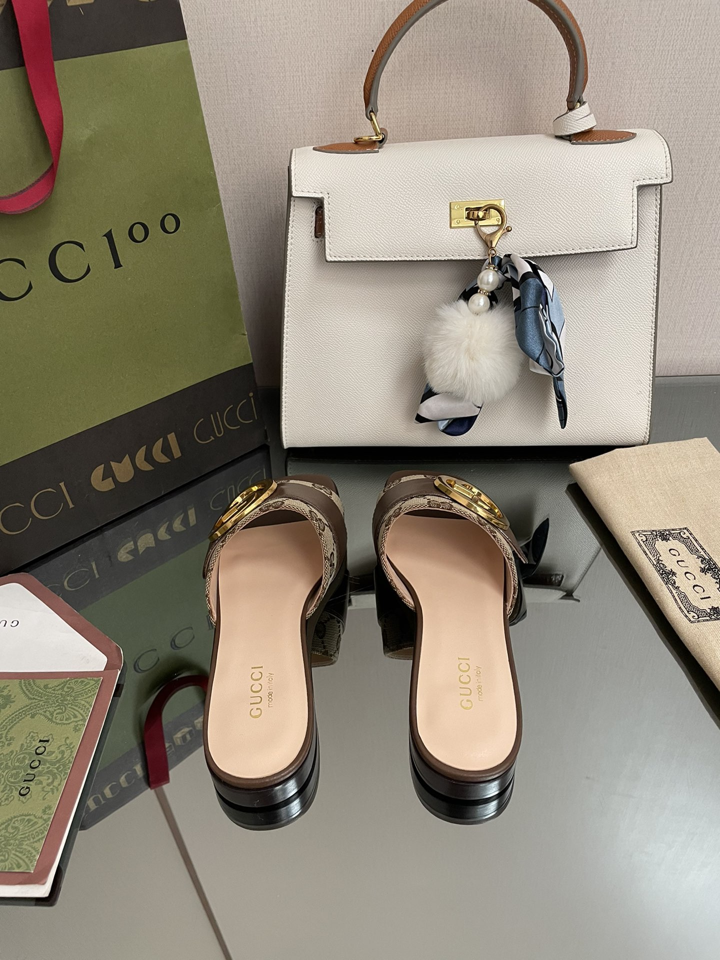 G style Double G flats sandals-Luxeon
