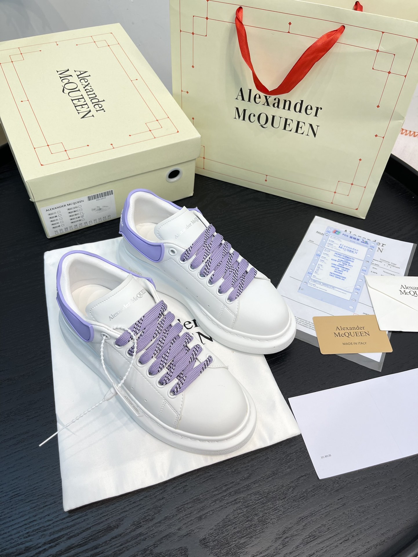 Alexander Mc QUEEN  women sneakers casual shoes-Luxeon