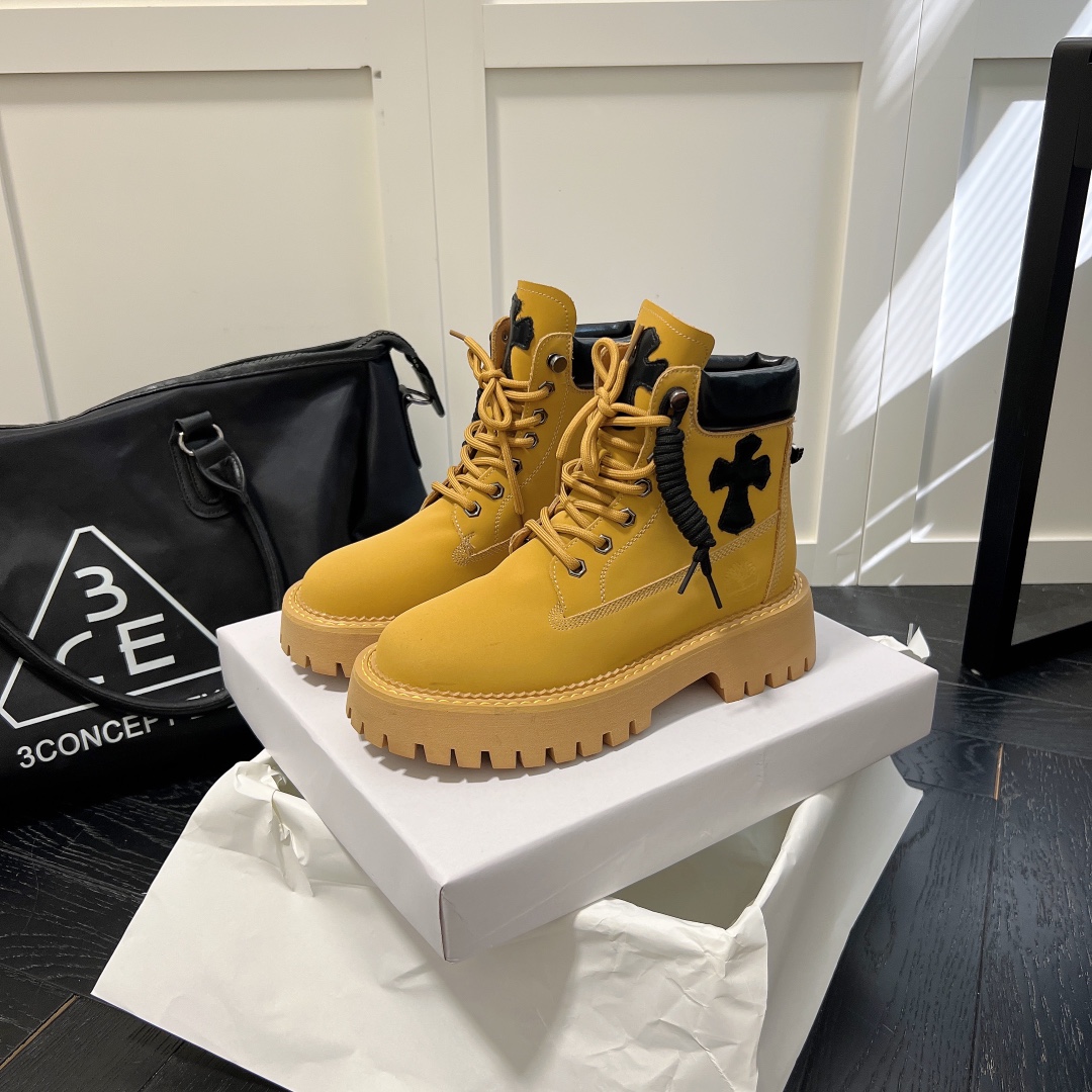 PALM ANGLE lace up rivet short ankle boots-Luxeon