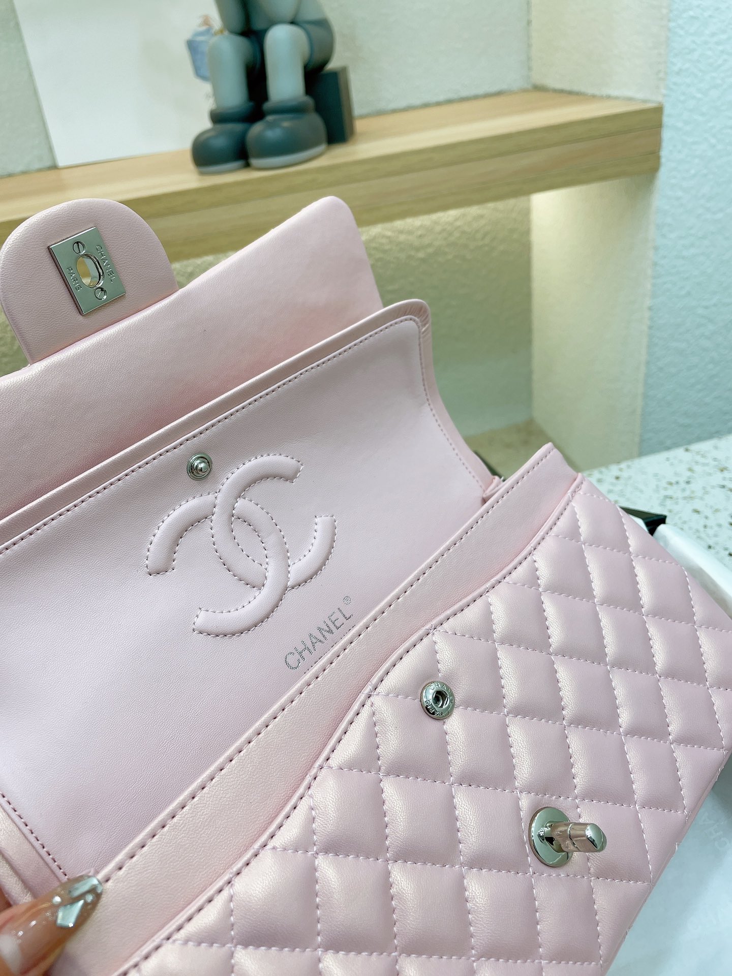 C style Cf flap handbags-Luxeon