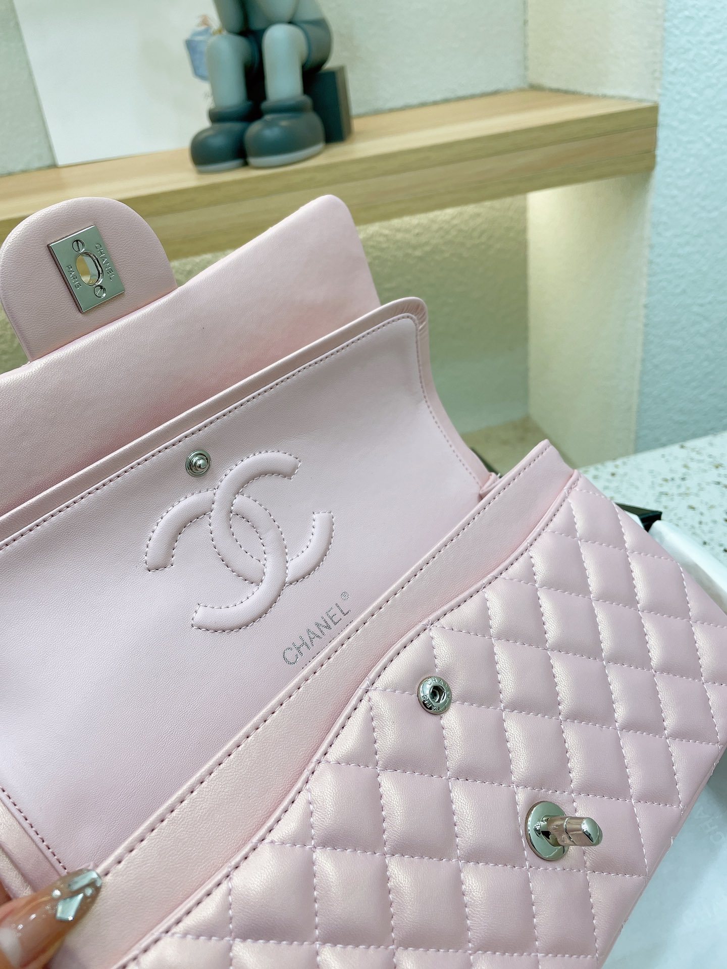 C style Cf flap handbags-Luxeon