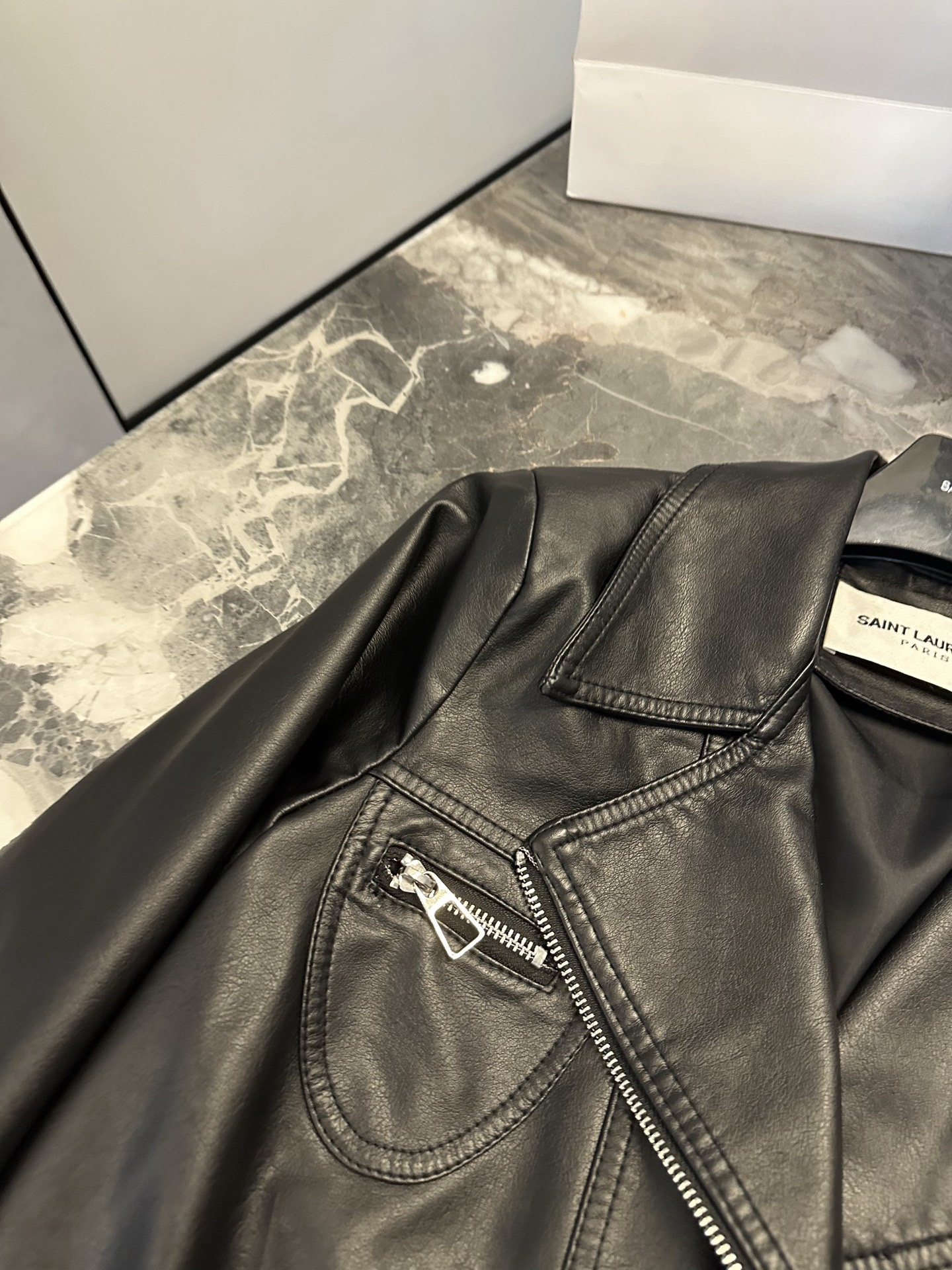 leather trench coat