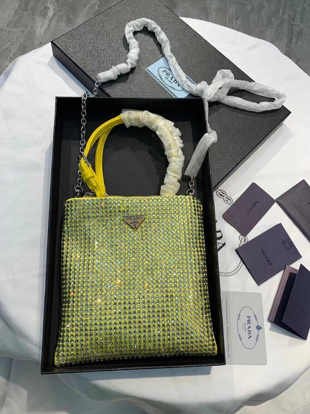 P style handbags square tote rhinestones bags-Luxeon