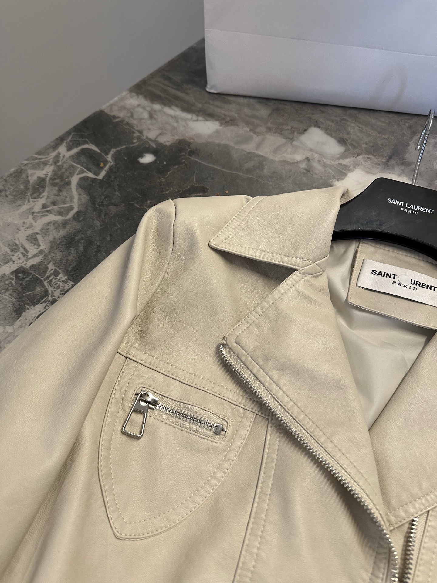 leather trench coat