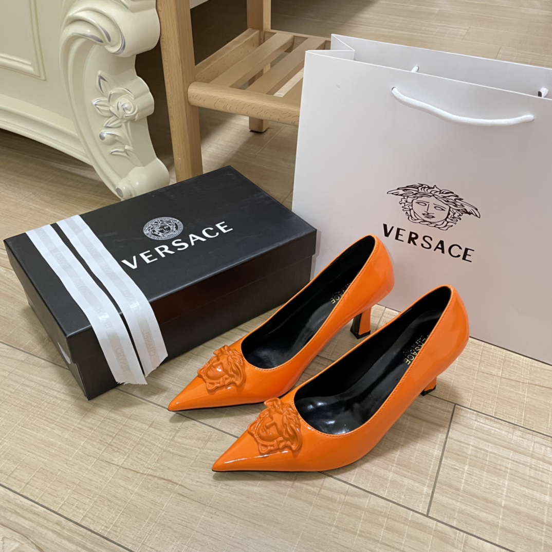 Versace pointed toe pumps-Luxeon