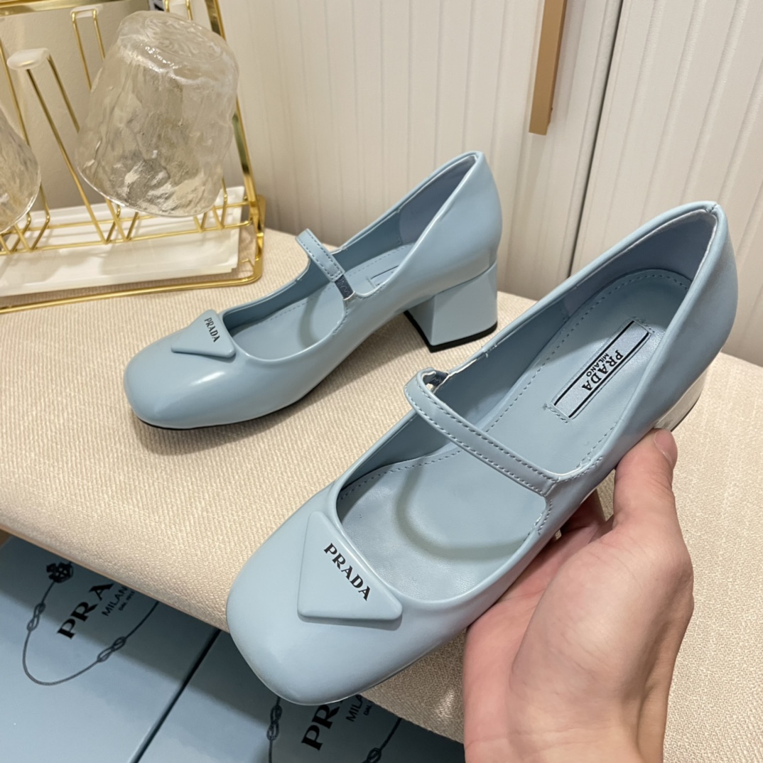 P style Women Square Low Heel Pump-Luxeon