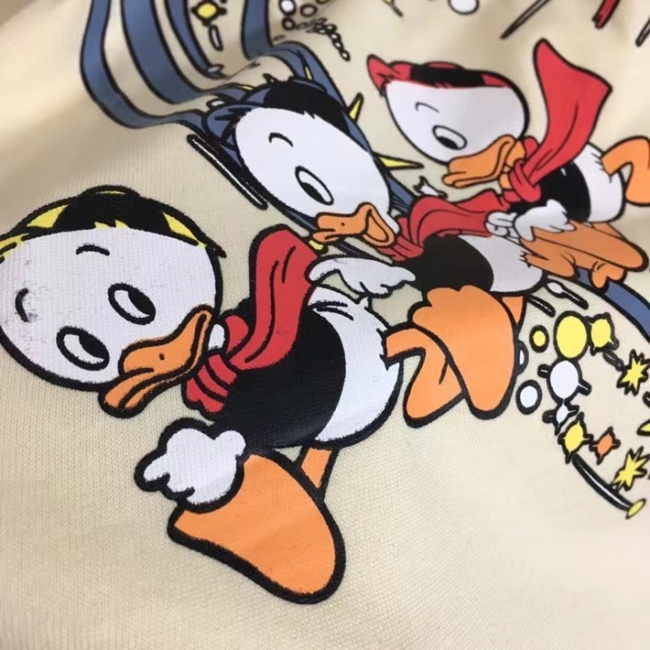 G style Donald Duck cartoon printed T-shirt-Luxeon