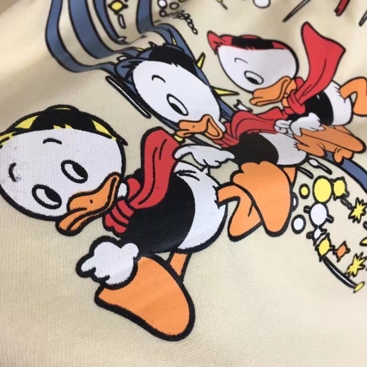 G style Donald Duck cartoon printed T-shirt-Luxeon