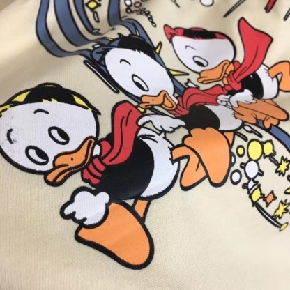 G style Donald Duck cartoon printed T-shirt-Luxeon