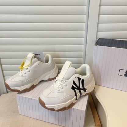 MLB new height-increasing thick sole sneakers casual shoes-Luxeon