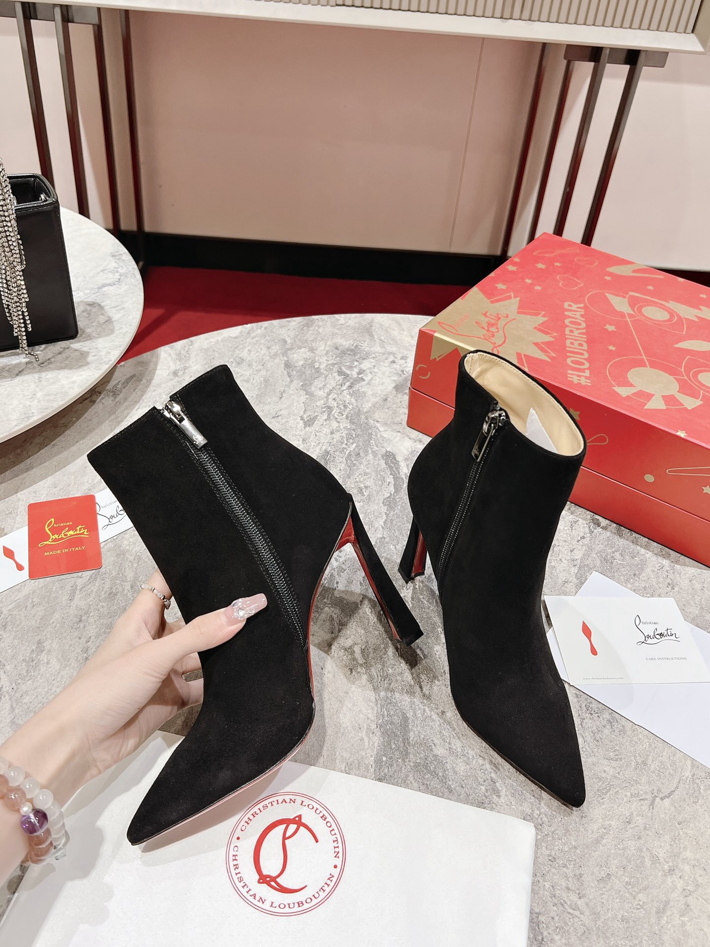 Suede high heels 9cm/35-42