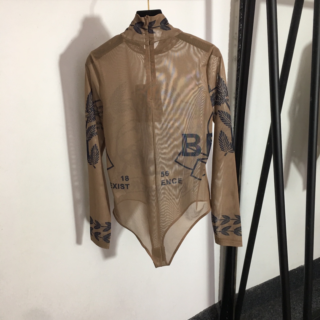 Burberry one-piece yoga wear-Luxeon