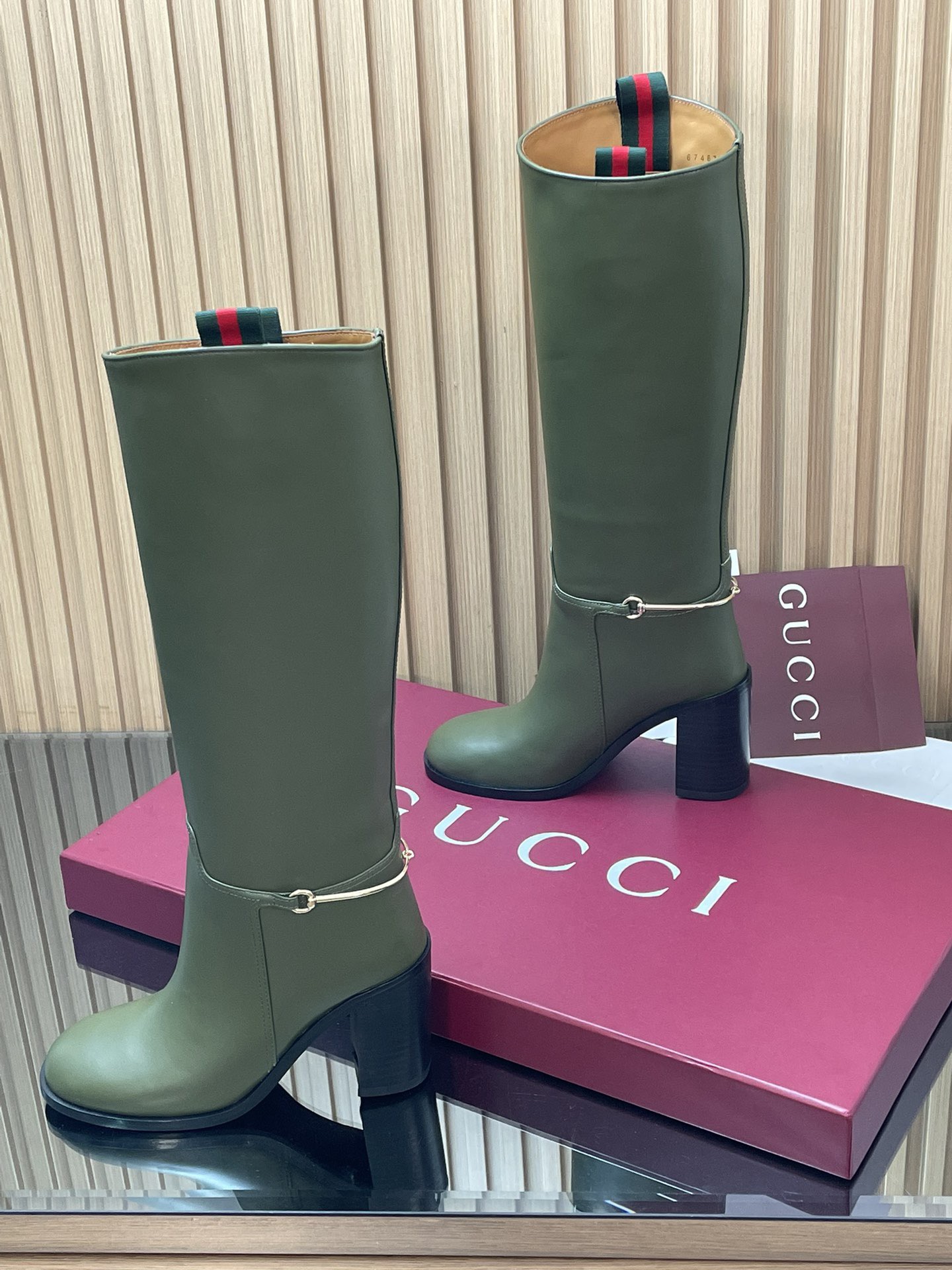 Chunky Heel Over-the-Knee Boots