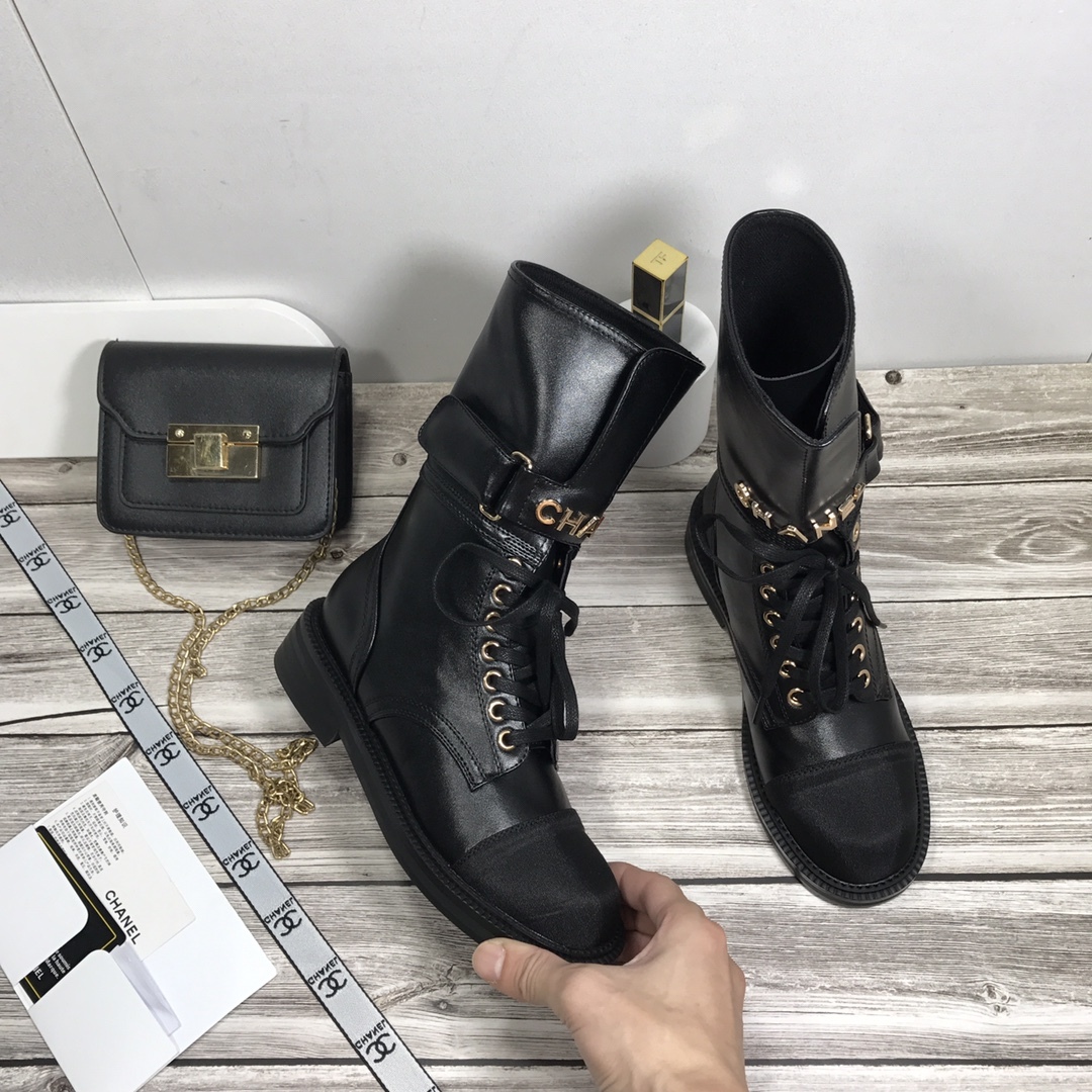 C style 2022 new mid-calf Martin boots-Luxeon